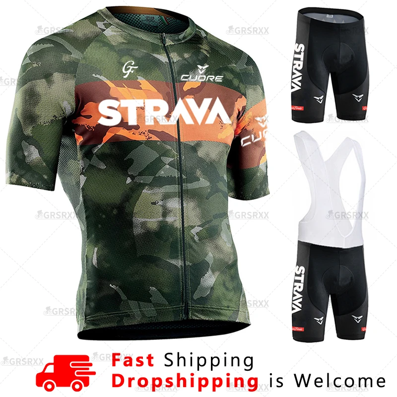 Трикотажный спортивный костюм STRAVA мужской с коротким рукавом и защитой от УФ-лучей
Трикотажный спортивный костюм STRAVA мужской с коротким рукавом и защитой от УФ-лучей