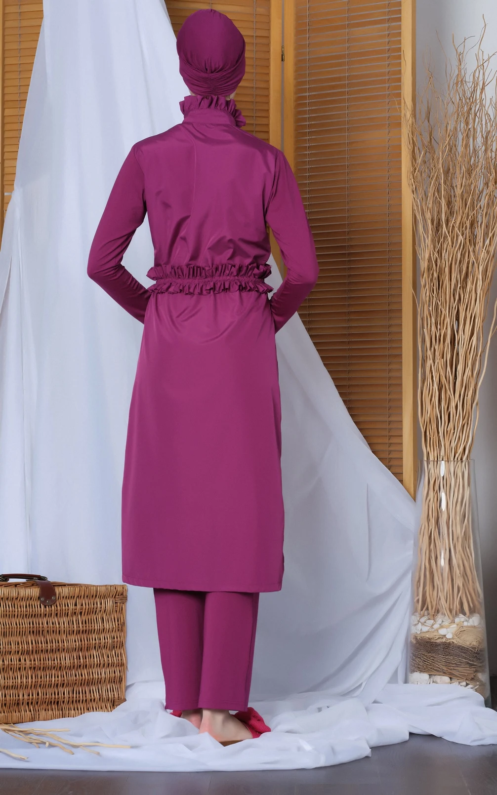 Muslim Swimwear Burkini Islamic Women Modest Hijab Swimsuit full cover beachwear Femme 'ALFASA 20147 Double Set Plisse Collar'
Muslim Swimwear Burkini Islamic Women Modest Hijab Swimsuit full cover beachwear Femme 'ALFASA 20147 Double Set Plisse Collar'