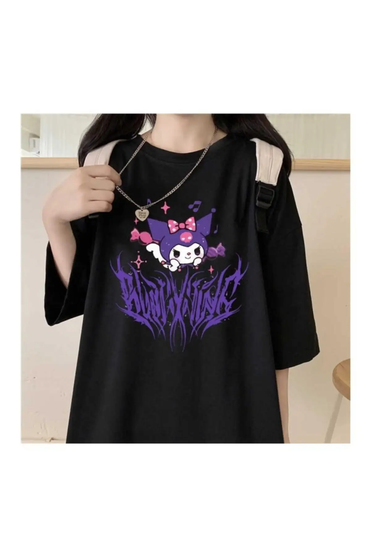 Unisex Harajuku Kuromi Gotik T-shirt Fashion Cotton O Neck Top Female TShirt on Street Trend 2021 New Summer
Unisex Harajuku Kuromi Gotik T-shirt Fashion Cotton O Neck Top Female TShirt on Street Trend 2021 New Summer