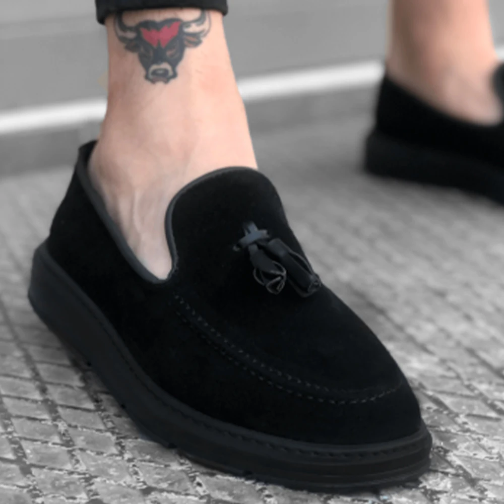 BA0005 bağcесли Yüksek Taban Klasik S Siyah Kaliteli Mağaza Ayakkabı Yeni | Обувь