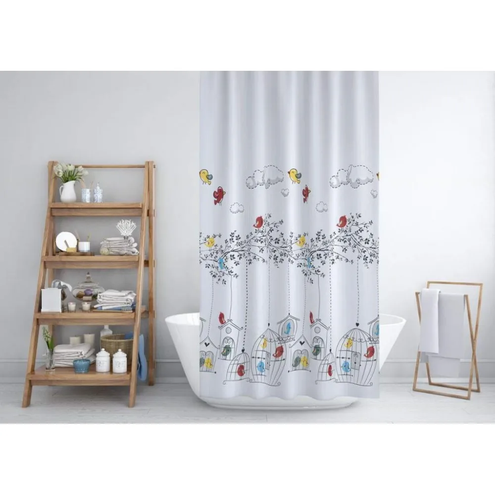 Zethome 6144 Showe Curtain Modern Design Polyester Fabric Waterproof Washable Mould (71" x 78")
Zethome 6144 Showe Curtain Modern Design Polyester Fabric Waterproof Washable Mould (71" x 78")