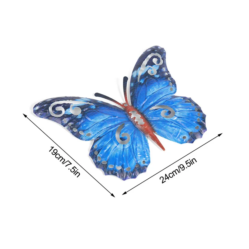 4pcs Metal Butterfly Wall Decoration Hanging Sculpture Wall Artwork Garden Decoration Miniaturas Animal Outdoor Statues for Yard
4pcs Metal Butterfly Wall Decoration Hanging Sculpture Wall Artwork Garden Decoration Miniaturas Animal Outdoor Statues for Yard