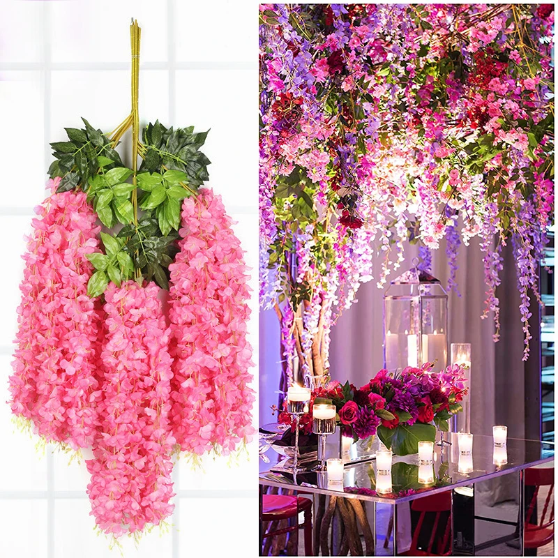 Wisteria Flower Wedding Simulation Flower Decoration Artificial Hanging Garland Flower Outdoor Garden Decoration Ship From EU
Wisteria Flower Wedding Simulation Flower Decoration Artificial Hanging Garland Flower Outdoor Garden Decoration Ship From EU
