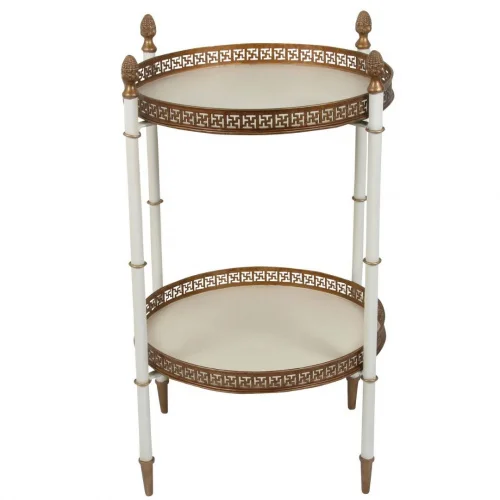 Этажерка с двумя полками G&C INTERIORS CH/AH/YT394C/916 H:71 W:40D:40 белая | Дом и сад
