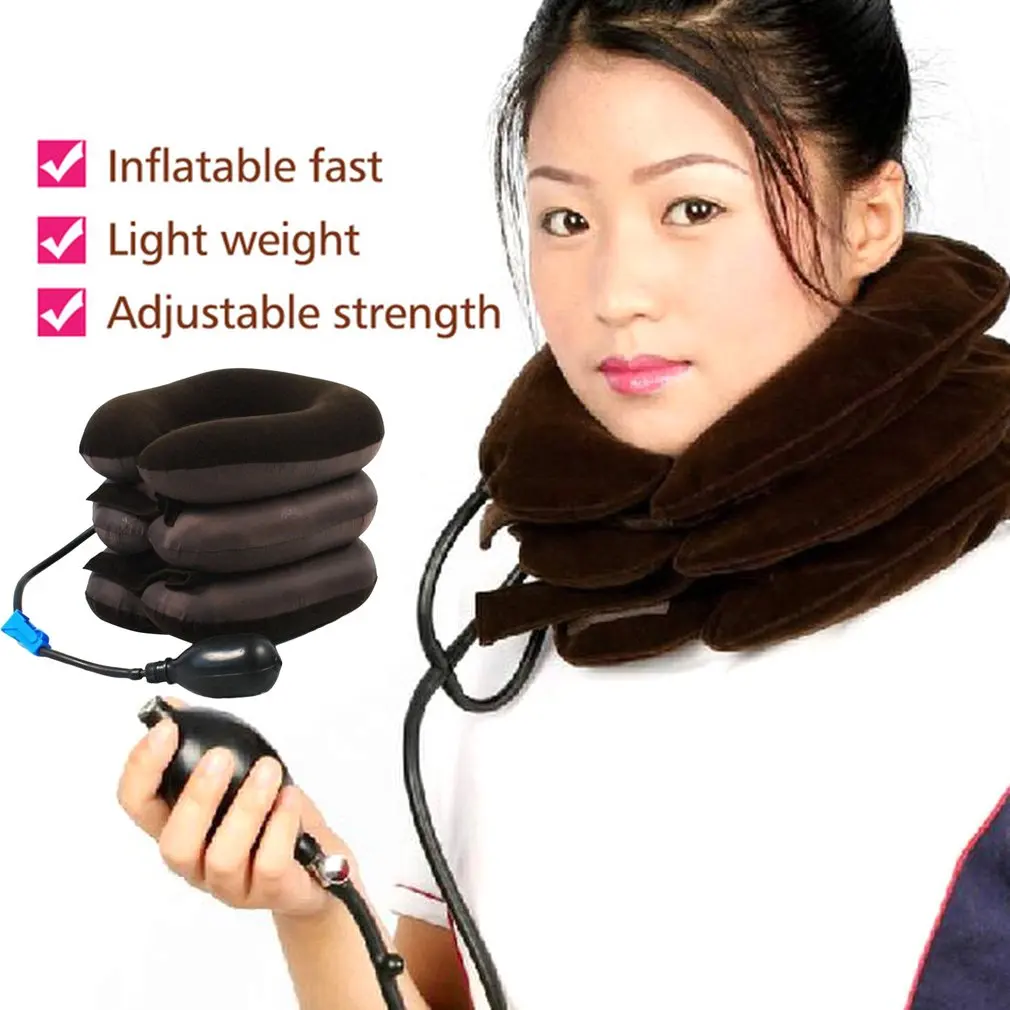 Inflatable Neck Cervical Vertebra Traction Soft Neck Tractor For Headache Head Back Shoulder Neck Pain Relieve Health Care
Inflatable Neck Cervical Vertebra Traction Soft Neck Tractor For Headache Head Back Shoulder Neck Pain Relieve Health Care
