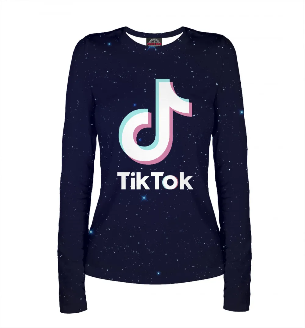 Женский лонгслив TikTok Cosmos| |