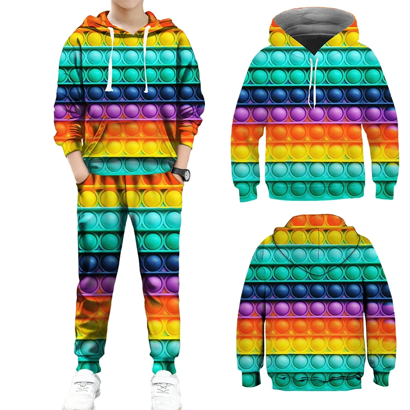 3D Printed Rainbow Bubble Hoodie Children Oversize Sweatshirt Anime Family Games Pullover Kids Clothes Girls Boys Pop Harajuku
3D Printed Rainbow Bubble Hoodie Children Oversize Sweatshirt Anime Family Games Pullover Kids Clothes Girls Boys Pop Harajuku