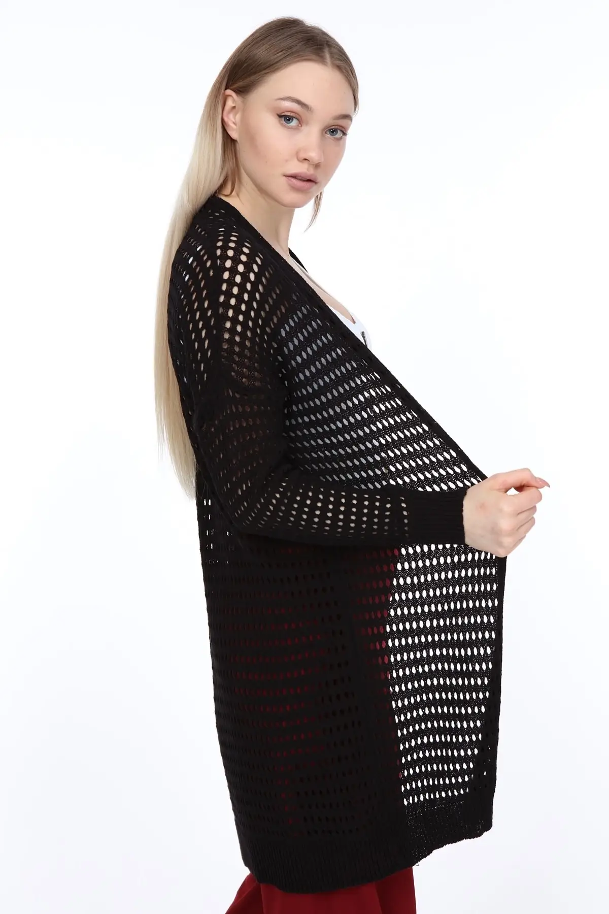 Nigar Basturk Women Cardigan Black Color standard Size
Nigar Basturk Women Cardigan Black Color standard Size