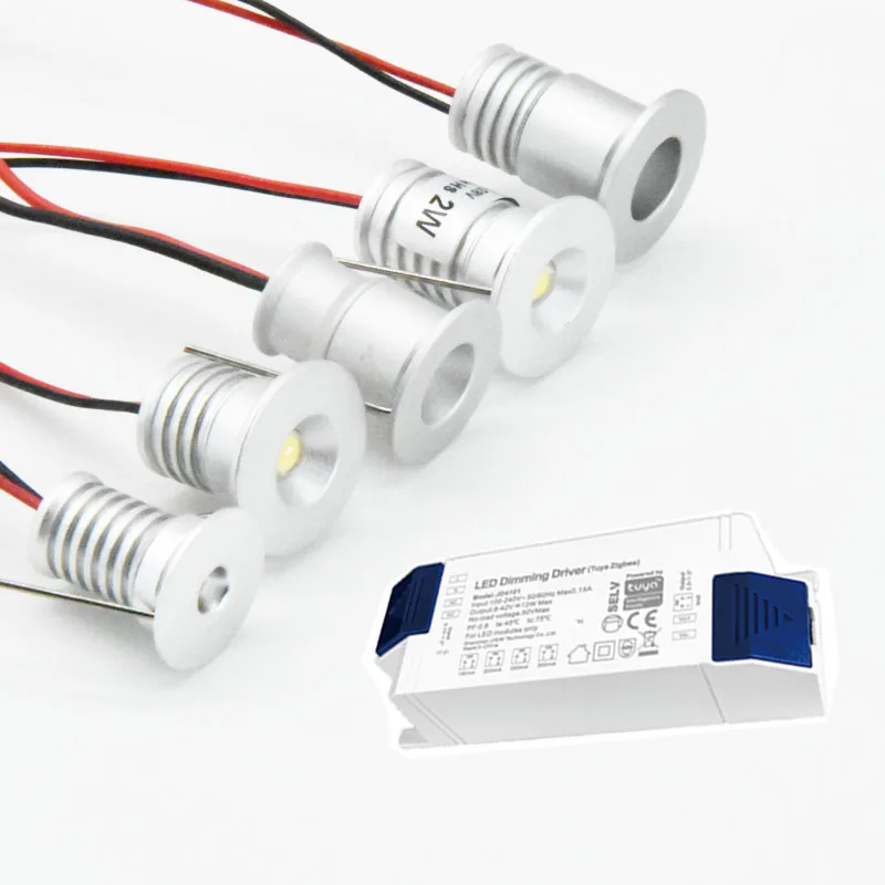 1W 300mA LED Mini Bulb Spotlight + Tuya Wifi Power Supply Cabinet Lamp Recessed Ceiling Downlight Kitchen Wedding Party Stage
1W 300mA LED Mini Bulb Spotlight + Tuya Wifi Power Supply Cabinet Lamp Recessed Ceiling Downlight Kitchen Wedding Party Stage
