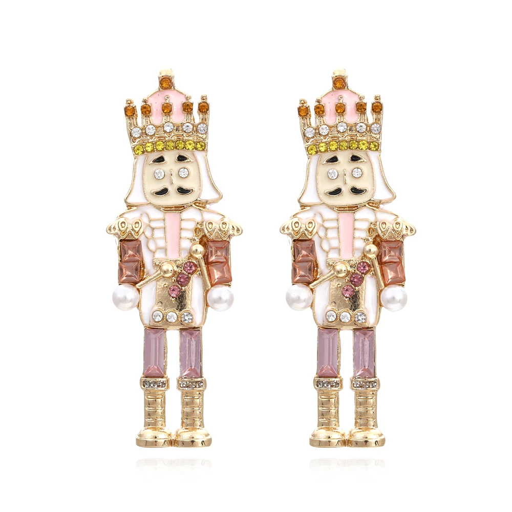 Personality Cute Soldier Cartoon Character Rhinestone Earrings Enamel Statement Earrings For Women Girls Party Jewelry Gifts
Personality Cute Soldier Cartoon Character Rhinestone Earrings Enamel Statement Earrings For Women Girls Party Jewelry Gifts