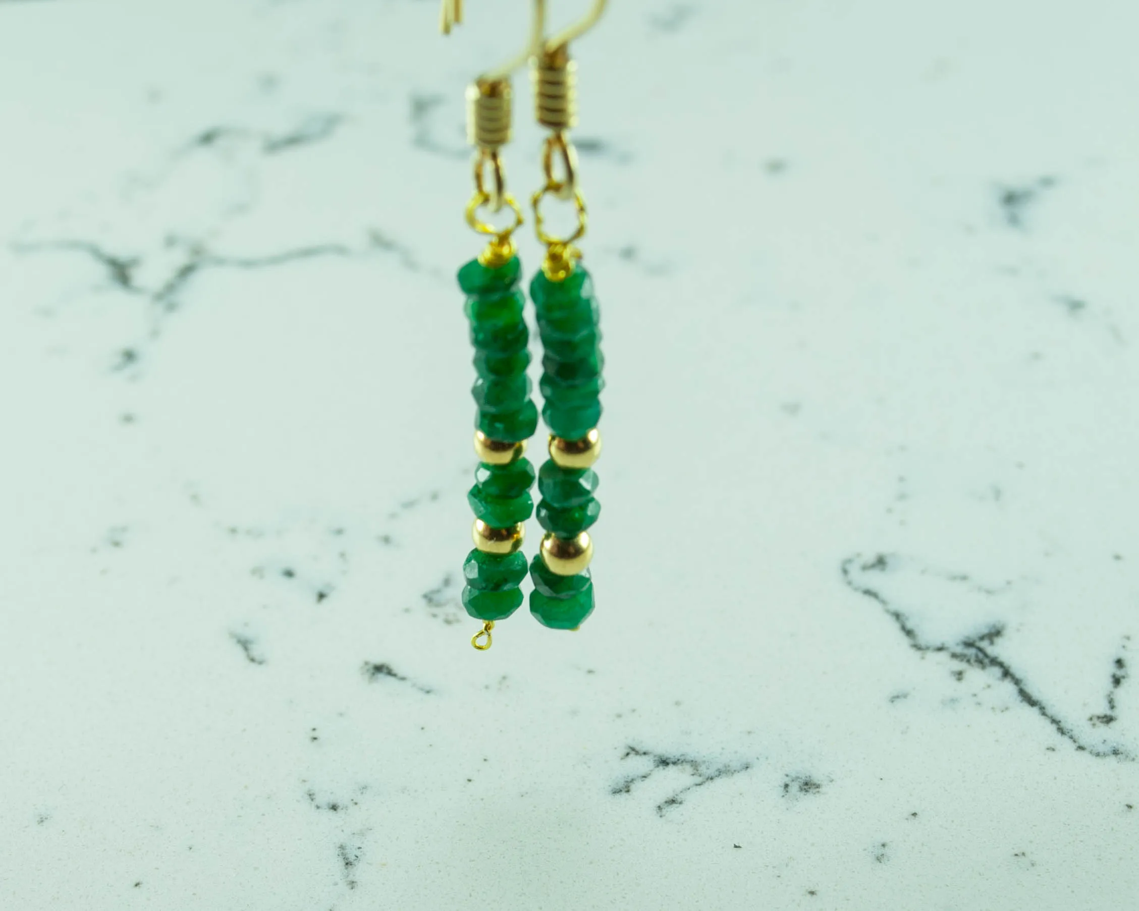 Emerald Dangle Earrings, Green Gemstone 14K Gold filled Jewelry for Women, May Birthstone Earrings, hand Made in TURKEY
Emerald Dangle Earrings, Green Gemstone 14K Gold filled Jewelry for Women, May Birthstone Earrings, hand Made in TURKEY