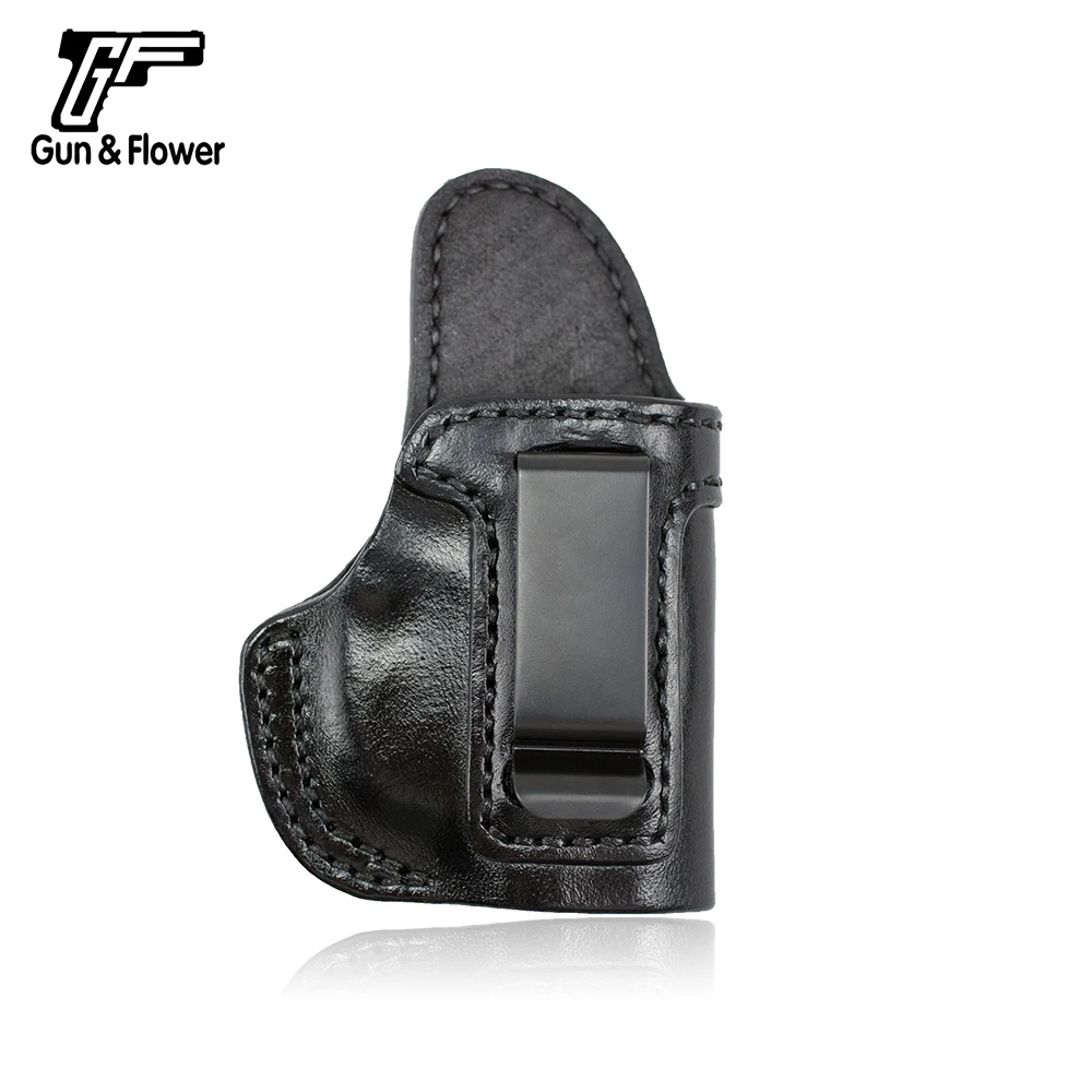 Gunflower Тактический внутренний пояс кожаный кобура IWB с зажимом для Walther PPK