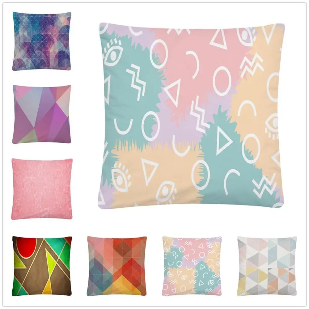 Geometric Minimalist Stitching Pattern Soft Short Plush Cushion Cover Pillow Case for Home Sofa Car Decor Pillowcase 45X45cm
Geometric Minimalist Stitching Pattern Soft Short Plush Cushion Cover Pillow Case for Home Sofa Car Decor Pillowcase 45X45cm