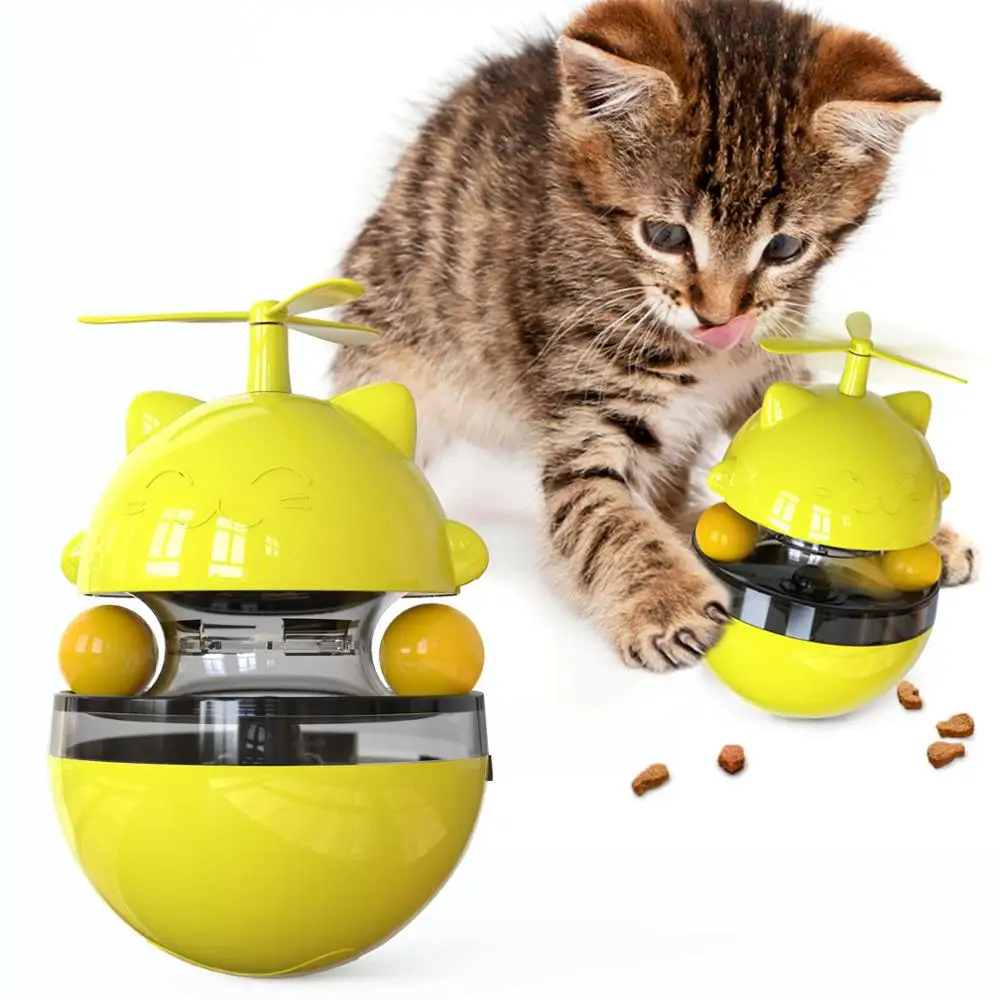 Pet toy feeder toy tumbler cat turntable toy leaking food ball funny cat stick cat toy
Pet toy feeder toy tumbler cat turntable toy leaking food ball funny cat stick cat toy