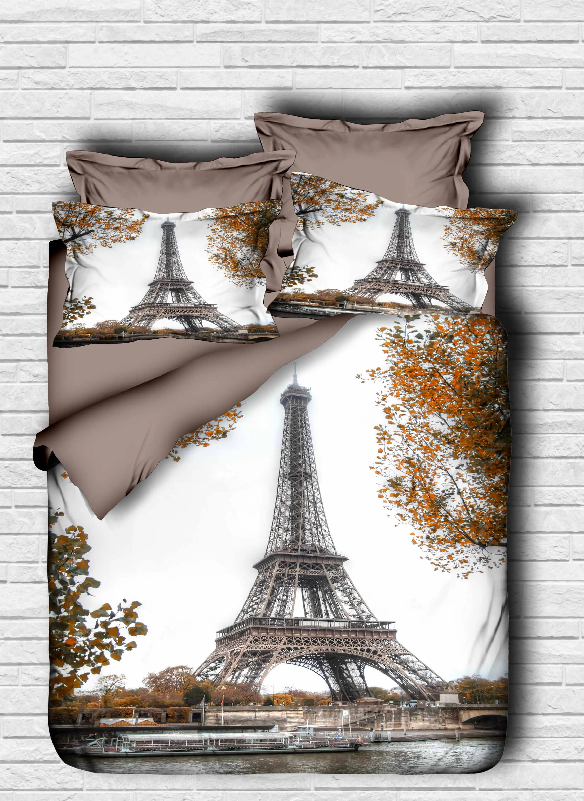 100% Turkish Cotton Paris Beddding Eiffel Tower Themed 3D Printed Duvet Cover Set, Made in Turkey
100% Turkish Cotton Paris Beddding Eiffel Tower Themed 3D Printed Duvet Cover Set, Made in Turkey