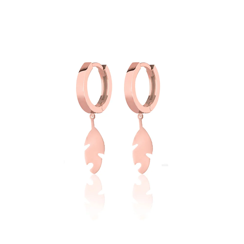 Изящные ювелирные изделия, серьги-подвески с серебряными перьями для женщин, покрытые розовым золотом
Изящные ювелирные изделия, серьги-подвески с серебряными перьями для женщин, покрытые розовым золотом