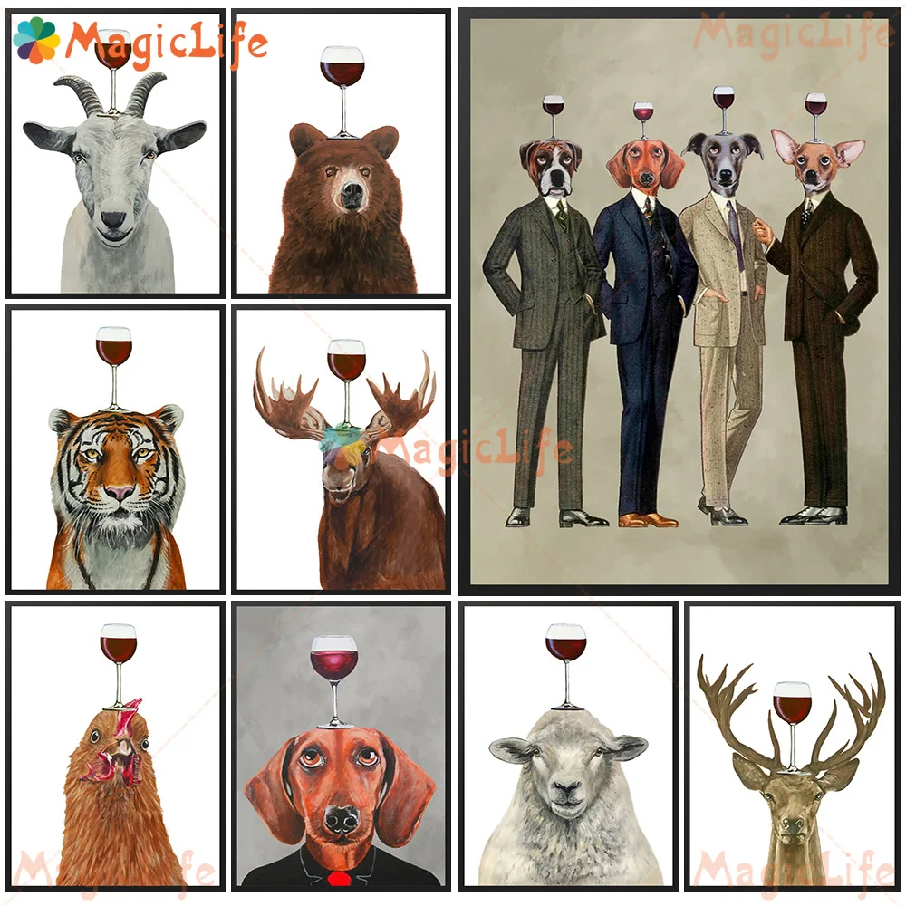 wine and animal Nordic Poster Bar and Restaurant Posters And Prints Wall Pictures For Living Room Decor Wall Art Canvas Painting 
wine and animal Nordic Poster Bar and Restaurant Posters And Prints Wall Pictures For Living Room Decor Wall Art Canvas Painting