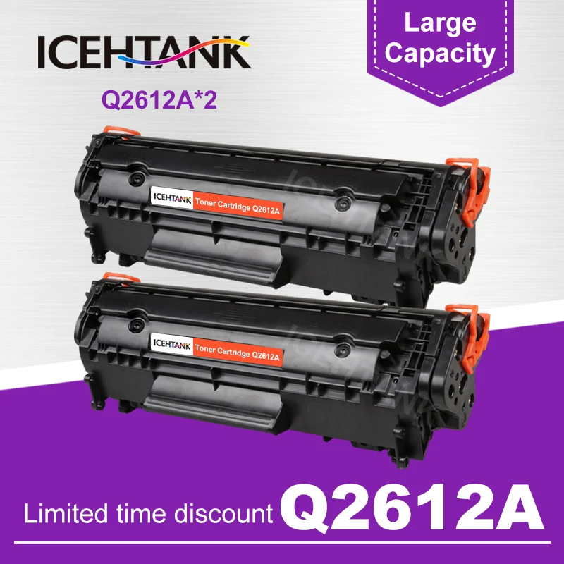 Картридж с тонером ICEHTANK, совместимый с HP LaserJet LJ 1010 1020 2612 1015 1012 3015 3020 3030, 2 шт., Q2612A q2612 2612a 12a 3050
Картридж с тонером ICEHTANK, совместимый с HP LaserJet LJ 1010 1020 2612 1015 1012 3015 3020 3030, 2 шт., Q2612A q2612 2612a 12a 3050