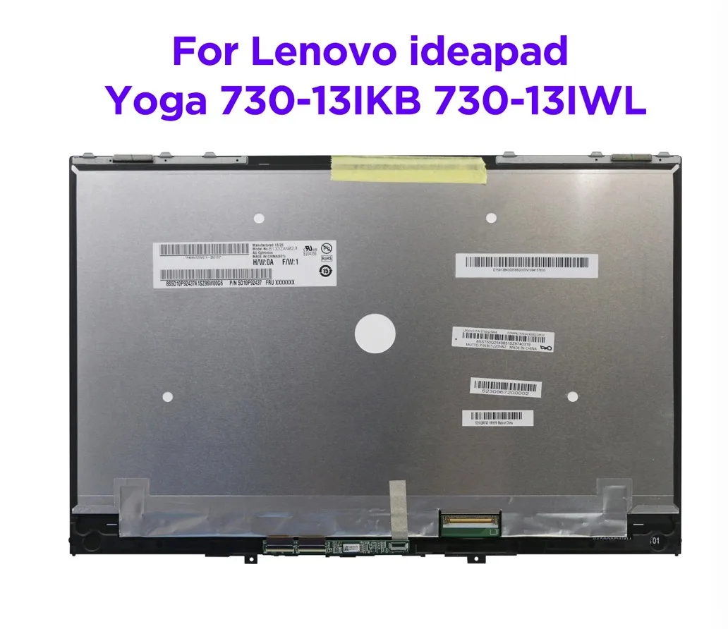 Оригинальный сенсорный ЖК-экран Lenovo ideapad Yoga 730-13IKB 730-13IWL 81CT 81JR, дигитайзер в сборе, ЖК-дисплей 13,3 дюйма для замены
Оригинальный сенсорный ЖК-экран Lenovo ideapad Yoga 730-13IKB 730-13IWL 81CT 81JR, дигитайзер в сборе, ЖК-дисплей 13,3 дюйма для замены