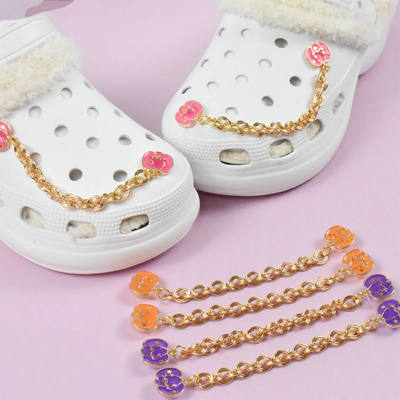 2PCS Luxury Croc Charms Pumpkin Metal Shoe Chain Diamond Shoe Accessories Garden Shoe Decoration For Buckle Kids X-Mas Girl Gift
2PCS Luxury Croc Charms Pumpkin Metal Shoe Chain Diamond Shoe Accessories Garden Shoe Decoration For Buckle Kids X-Mas Girl Gift
