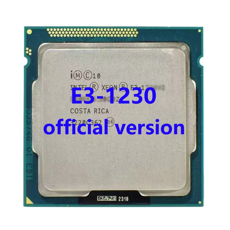 

E3-1230 3.3Ghz 4-Core 8mb Smart Cache TPD 80W LGA1155 5GT/s Quad Core Intel Xeon CPU Processor For B75 H61 Motherboard DDR3