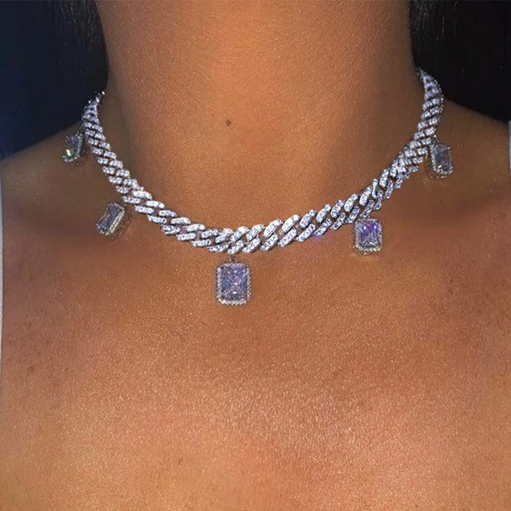 Ожерелье в стиле хип-хоп для мужчин и женщин, украшение из блестящих страз, багет в стиле панк, толстая Короткая подвеска из кубинской панцир...
Ожерелье в стиле хип-хоп для мужчин и женщин, украшение из блестящих страз, багет в стиле панк, толстая Короткая подвеска из кубинской панцир...