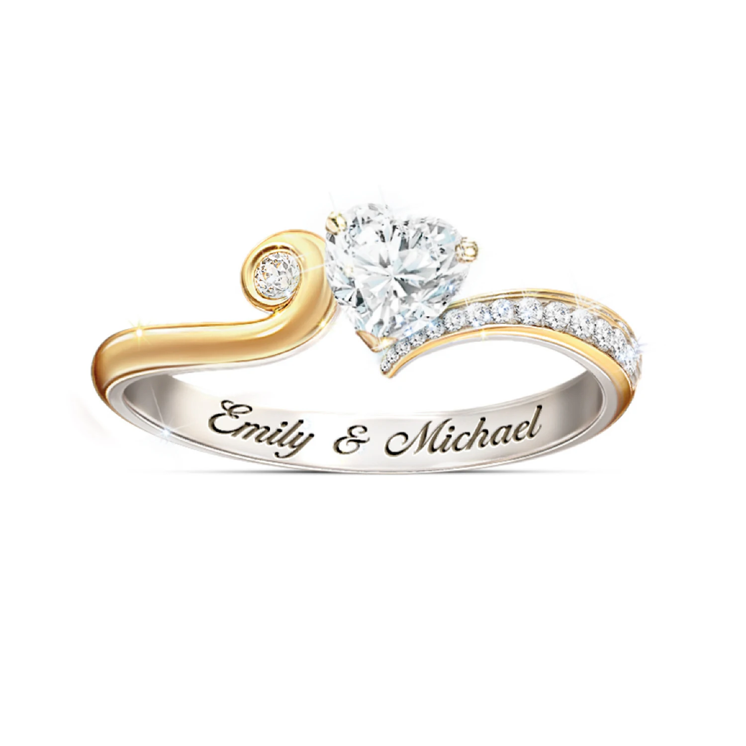 Fashion Exquisite Inlaid Love Zircon Ring for Women Wedding Engagement Rings Romantic Elegant Jewelry Birthday Gift Accessories
Fashion Exquisite Inlaid Love Zircon Ring for Women Wedding Engagement Rings Romantic Elegant Jewelry Birthday Gift Accessories