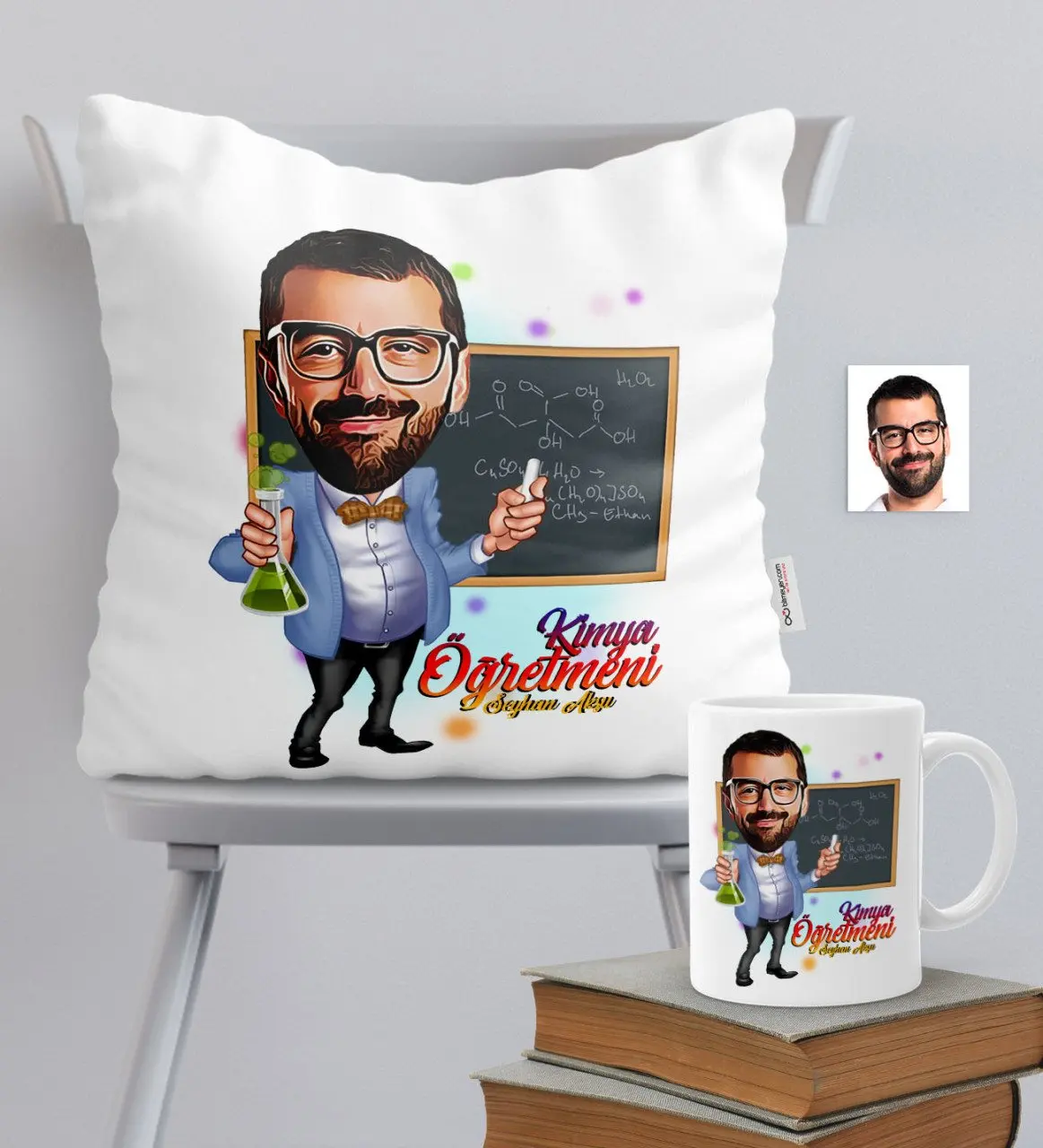 Персонализированные г-н химия преподаватель тематические карикатура подушки кружка набор-1
Персонализированные г-н химия преподаватель тематические карикатура подушки кружка набор-1