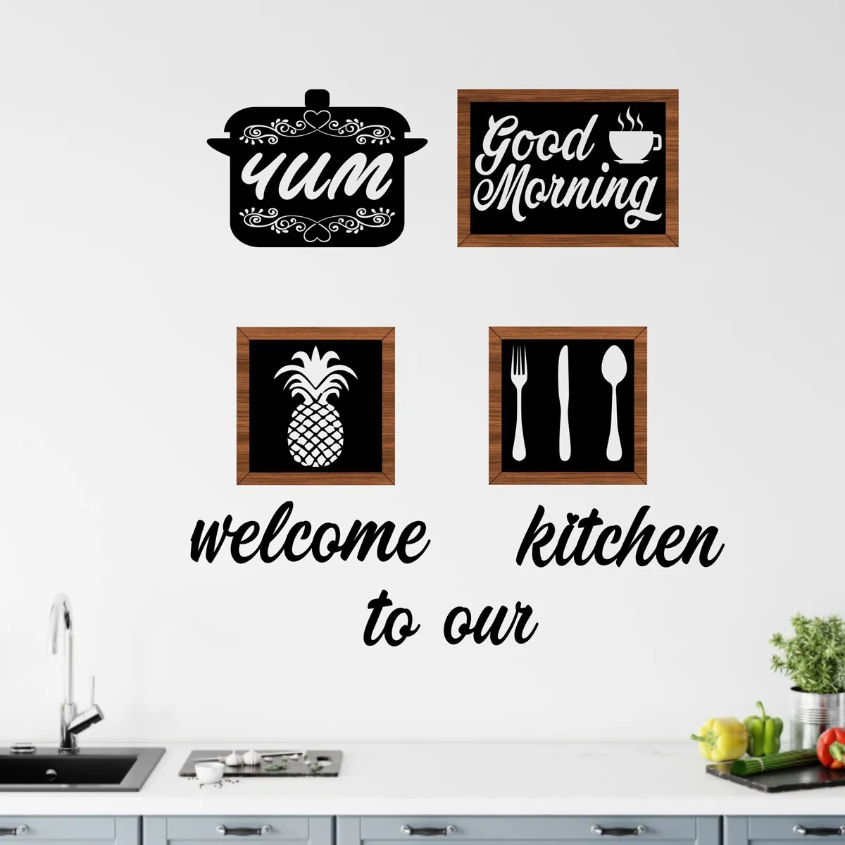 3D Wall Wood Laser Cut 8 Piece Kitchen Design Wall Decoration Signboard Decor My Rule New Style Your Home Art Home Gifts Vintage
3D Wall Wood Laser Cut 8 Piece Kitchen Design Wall Decoration Signboard Decor My Rule New Style Your Home Art Home Gifts Vintage
