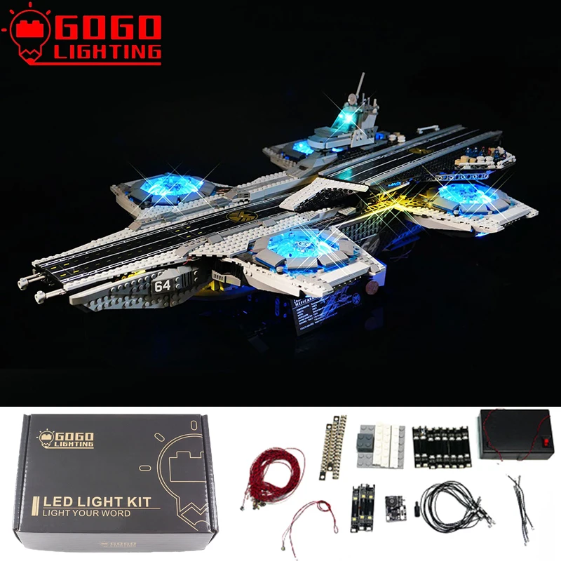 GOGOLIGHT Brand LED Light Up Kit For Lego 76042 Uper Heroes The Shield Helicarrier Blocks Diy Lamp Set Toys(Only Light No Model)
GOGOLIGHT Brand LED Light Up Kit For Lego 76042 Uper Heroes The Shield Helicarrier Blocks Diy Lamp Set Toys(Only Light No Model)