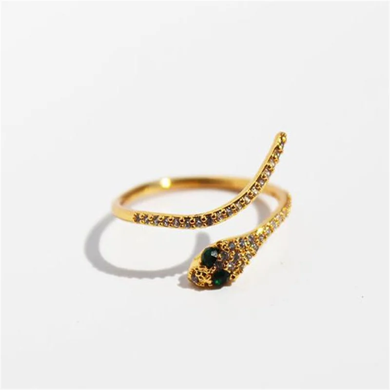 Retro Mother Emerald Micro-Inlaid Zircon Snake-Shaped Ins Trendy Fashionable Stacked Ring Female
Retro Mother Emerald Micro-Inlaid Zircon Snake-Shaped Ins Trendy Fashionable Stacked Ring Female