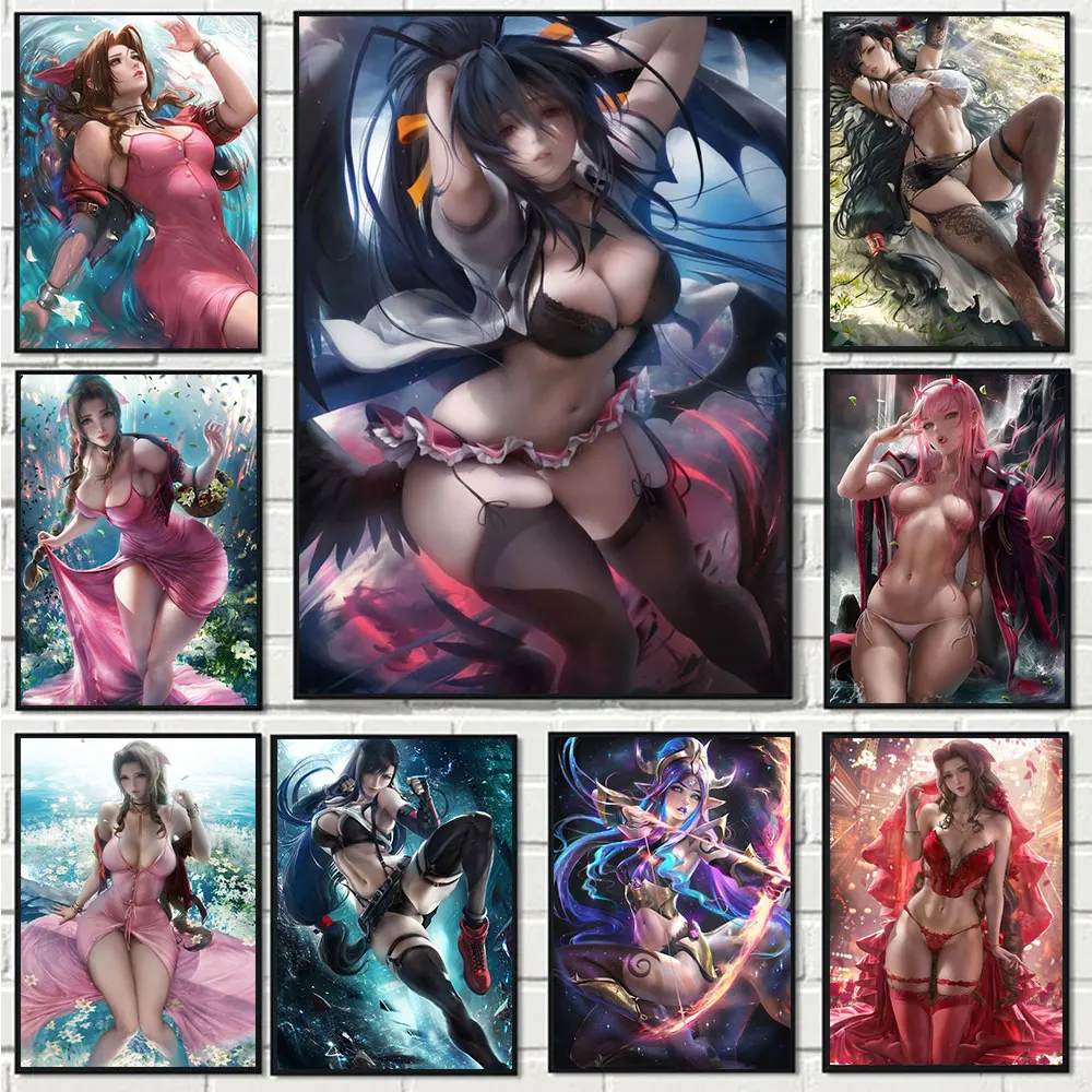 High School DxD Himejima Akeno Japanese Anime Canvas Painting Wall Art Sexy Nude Posters Nordic Style Bedroom Home Decor Picture
High School DxD Himejima Akeno Japanese Anime Canvas Painting Wall Art Sexy Nude Posters Nordic Style Bedroom Home Decor Picture