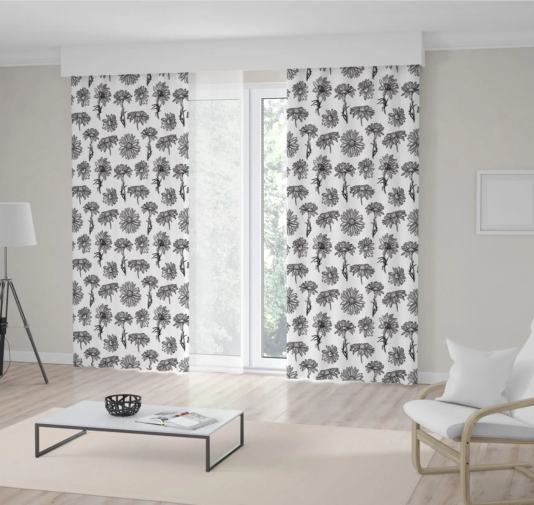 Curtain Rudbeckia Patterns Hand Drawn Style Flower illustration Botanical Floral Black and White Artwork
Curtain Rudbeckia Patterns Hand Drawn Style Flower illustration Botanical Floral Black and White Artwork