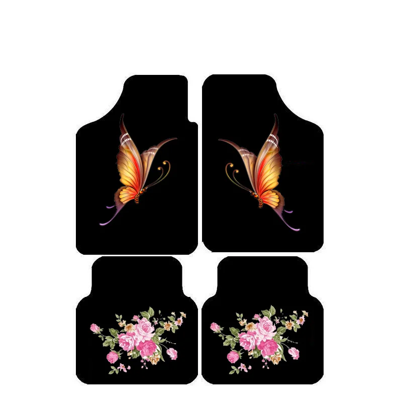 Butterfly Car Floor Mats Flower Full Set Customized Auto Accessories Car Interior Accessories For Women Girls
Butterfly Car Floor Mats Flower Full Set Customized Auto Accessories Car Interior Accessories For Women Girls