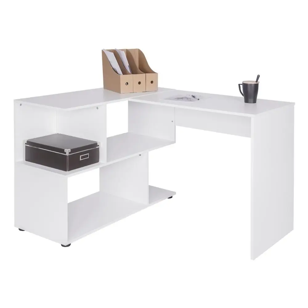 120x100x77cm White Chipboard Desk PC Work Computer Table with Shelves for Study Student Writing Table Home Office Work Furniture
120x100x77cm White Chipboard Desk PC Work Computer Table with Shelves for Study Student Writing Table Home Office Work Furniture