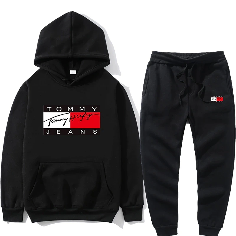2021 New Men's Tommy Brand Sportswear Suit Hoodie + Pants Casual Sportswear 2 Piece Fashion Suit Tracksuit Free Shipping
2021 New Men's Tommy Brand Sportswear Suit Hoodie + Pants Casual Sportswear 2 Piece Fashion Suit Tracksuit Free Shipping