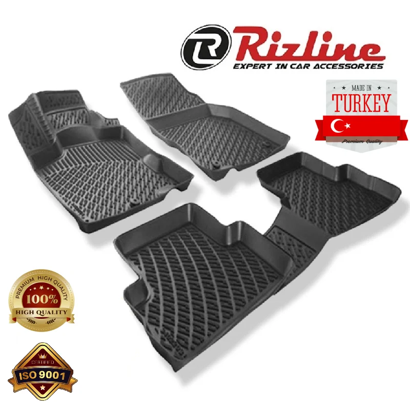 

Rizline For Hyundai Bayon Vehicle Specific 3D Rubber / TPE Car Floor Pool Mats Non Slip And Odorless