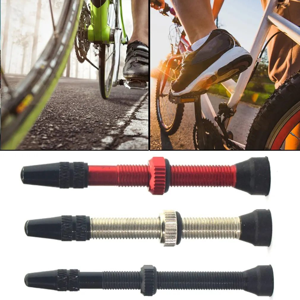 1Pair bicycle tubeless valve Stem Presta Valve For Road MTB Bike 40/60mm Aluminum Alloy Repairing Elements Tubeless Tire Tyre 
1Pair bicycle tubeless valve Stem Presta Valve For Road MTB Bike 40/60mm Aluminum Alloy Repairing Elements Tubeless Tire Tyre