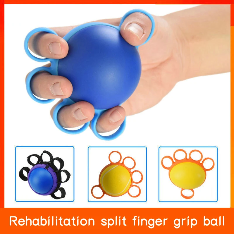 

Five-Finger Grip Ball Stroke Hemiplegia Rehabilitation Training Elderly Exercise Equipment Wrist Finger Strength Finger Grip