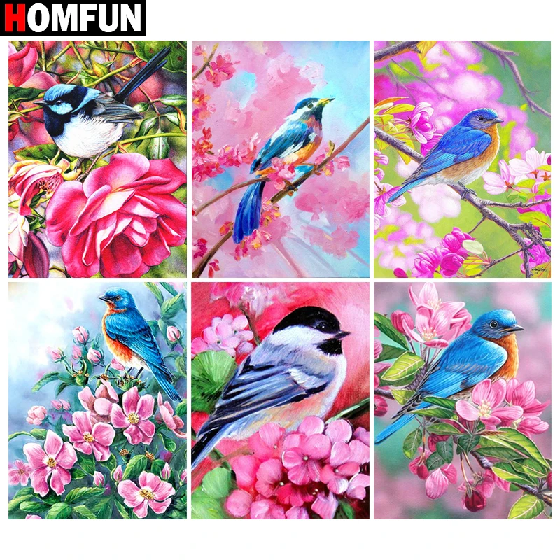 HOMFUN Diamond Painting Cross Stitch "flowers and birds" 5D DIY Diamond Embroidery Full Square/round Rhinestone Of Picture
HOMFUN Diamond Painting Cross Stitch "flowers and birds" 5D DIY Diamond Embroidery Full Square/round Rhinestone Of Picture