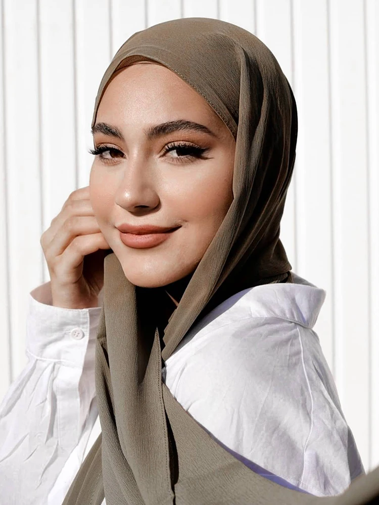 Premium Chiffon Crinkle Hijab Scarf Pleated Scarf Shawl For Women Fashion Muslim Hijabs Islam Women'S Turban Hoofddoek Ramadan
Premium Chiffon Crinkle Hijab Scarf Pleated Scarf Shawl For Women Fashion Muslim Hijabs Islam Women'S Turban Hoofddoek Ramadan