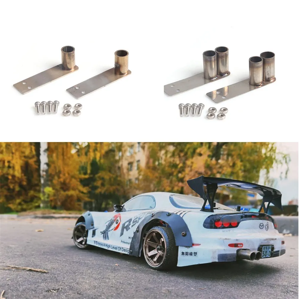 2pcs RC Car 1/10 Scale Accessories Exhaust Pipe Metal Tail Throat Pipe for Drift HSP 94123 94122 TT01 Tamiya Simulation Upgrade
2pcs RC Car 1/10 Scale Accessories Exhaust Pipe Metal Tail Throat Pipe for Drift HSP 94123 94122 TT01 Tamiya Simulation Upgrade