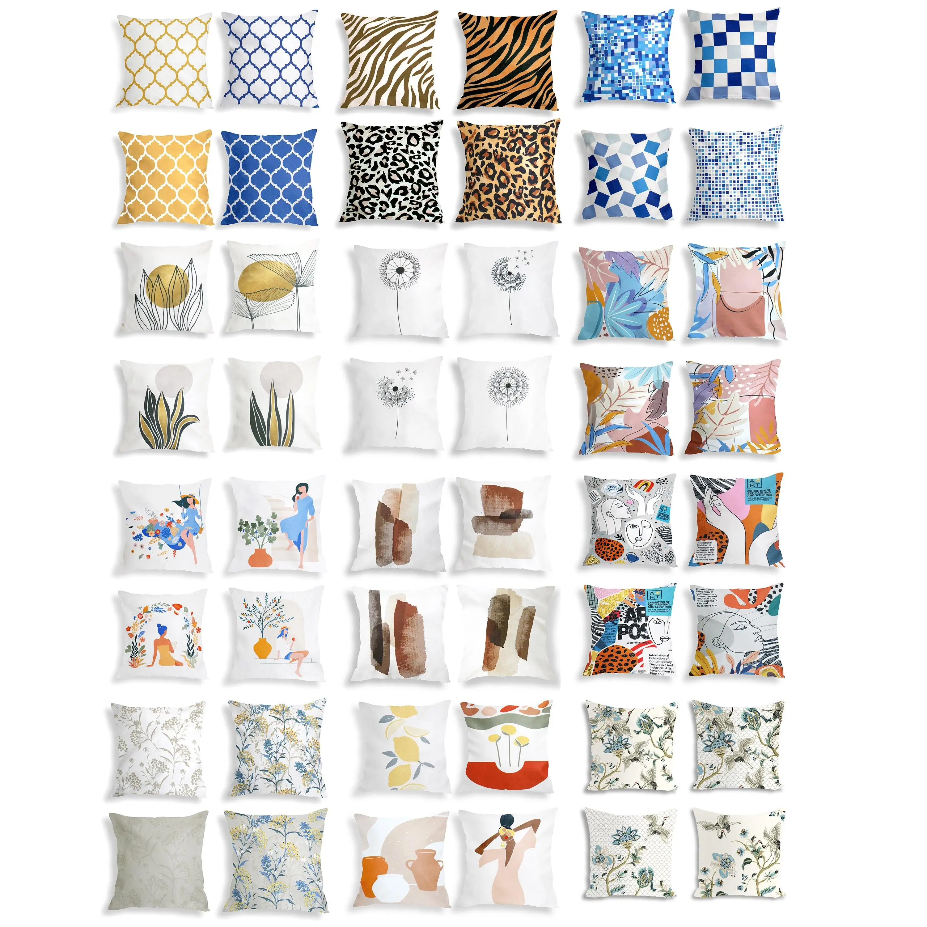 Vivamaison Double Sided Suede Cushion Cover Set 4 PCS, Silk Cushion, Luxury Cushion Cover, Throw Pillow Cover, Printed Pillow
Vivamaison Double Sided Suede Cushion Cover Set 4 PCS, Silk Cushion, Luxury Cushion Cover, Throw Pillow Cover, Printed Pillow
