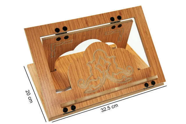 Adjustable Prayer Quran Holder Stand Ramadan Gift Rihal Rehal Wooden Carved Gift Quran and Laptop Priest
Adjustable Prayer Quran Holder Stand Ramadan Gift Rihal Rehal Wooden Carved Gift Quran and Laptop Priest