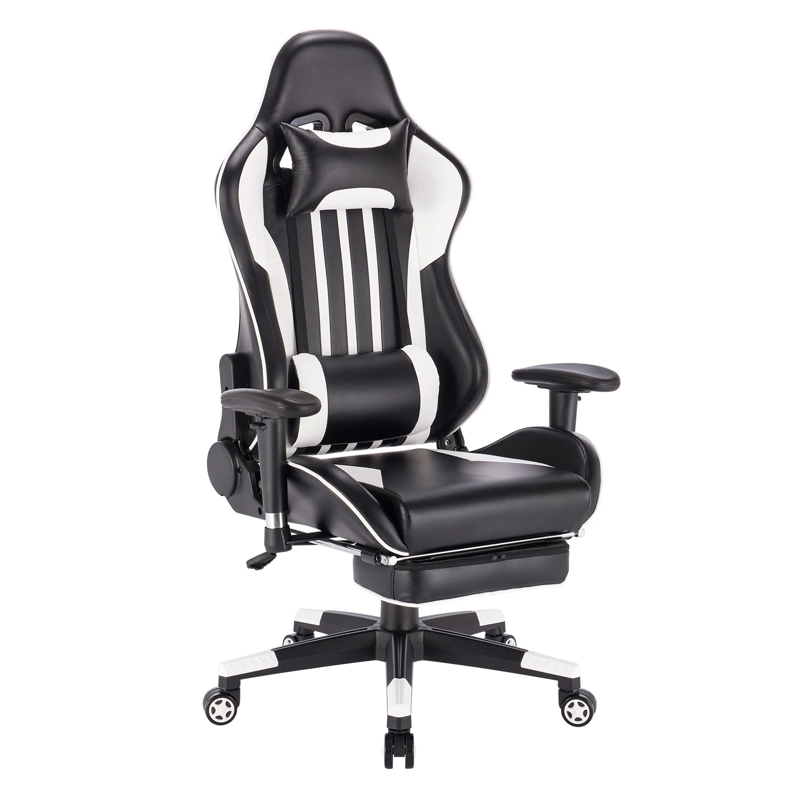 Gaming Chair with Footrest Racing Swivel Desk Office Chair Ergonomic Leather Boss Chair for Game Computer Chair with Headrest
Gaming Chair with Footrest Racing Swivel Desk Office Chair Ergonomic Leather Boss Chair for Game Computer Chair with Headrest