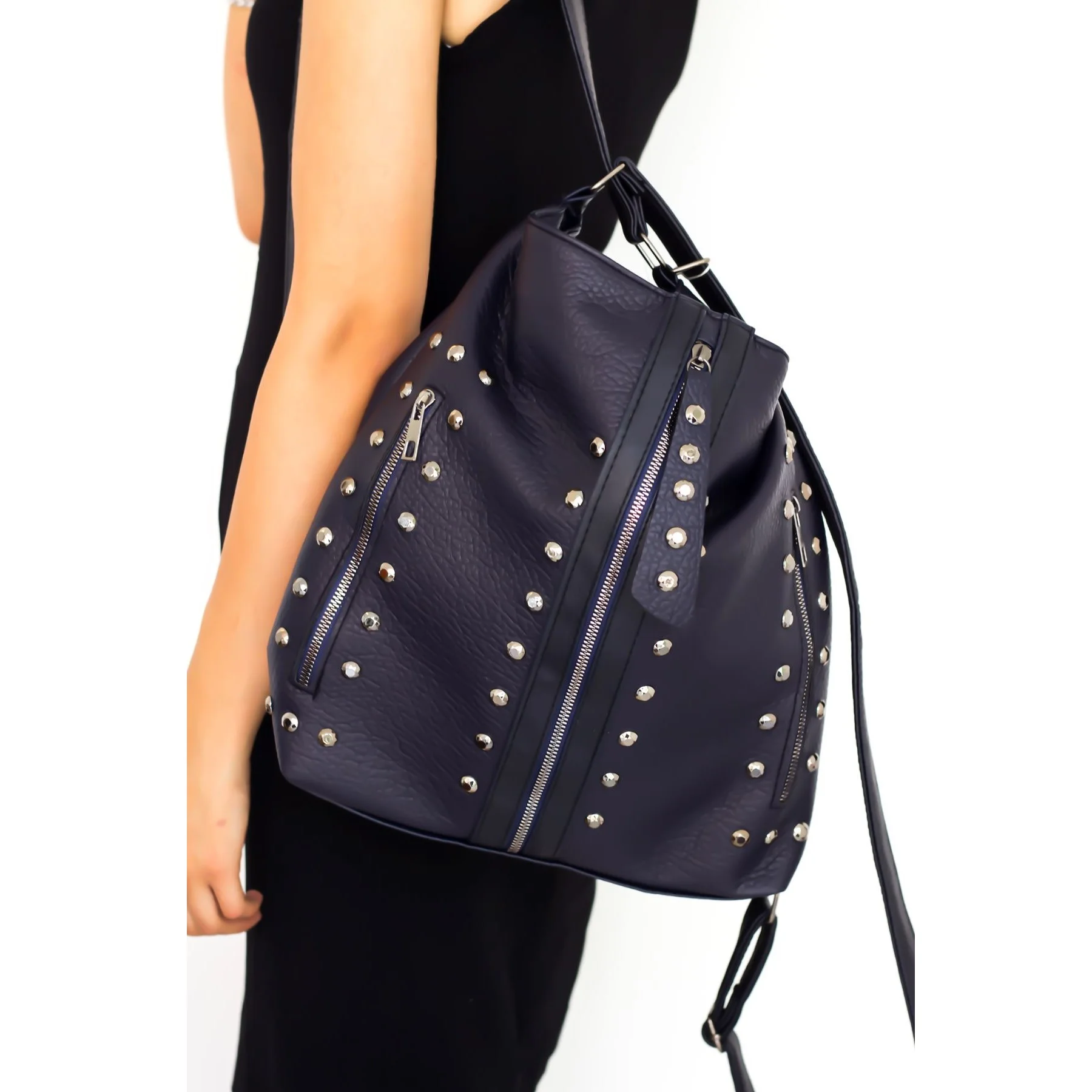 Dark Blue Color PU Leather New Season Quality Women Lady Female Fashion Stylish Zippered Casual Crossbody & Shoulder Bag
Dark Blue Color PU Leather New Season Quality Women Lady Female Fashion Stylish Zippered Casual Crossbody & Shoulder Bag