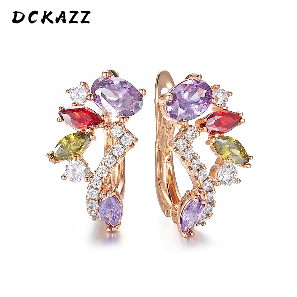 Серьги Dckazz с разноцветным Цирконом женские, изысканные золотистые шпилька с кристаллами, модные ювелирные украшения в подарок, 10 шт.
Серьги Dckazz с разноцветным Цирконом женские, изысканные золотистые шпилька с кристаллами, модные ювелирные украшения в подарок, 10 шт.
