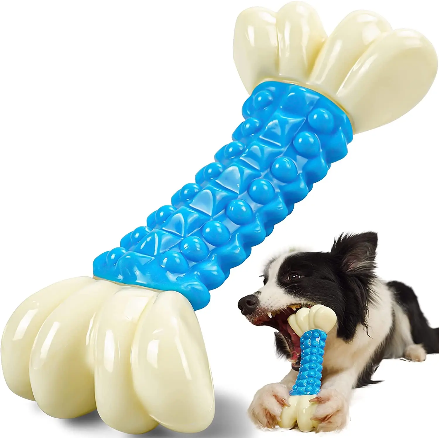 Dog Toys for Aggressive Chewers, Indestructible Chew Bone with Bacon Flavor for Large Medium Breed Dogs
Dog Toys for Aggressive Chewers, Indestructible Chew Bone with Bacon Flavor for Large Medium Breed Dogs
