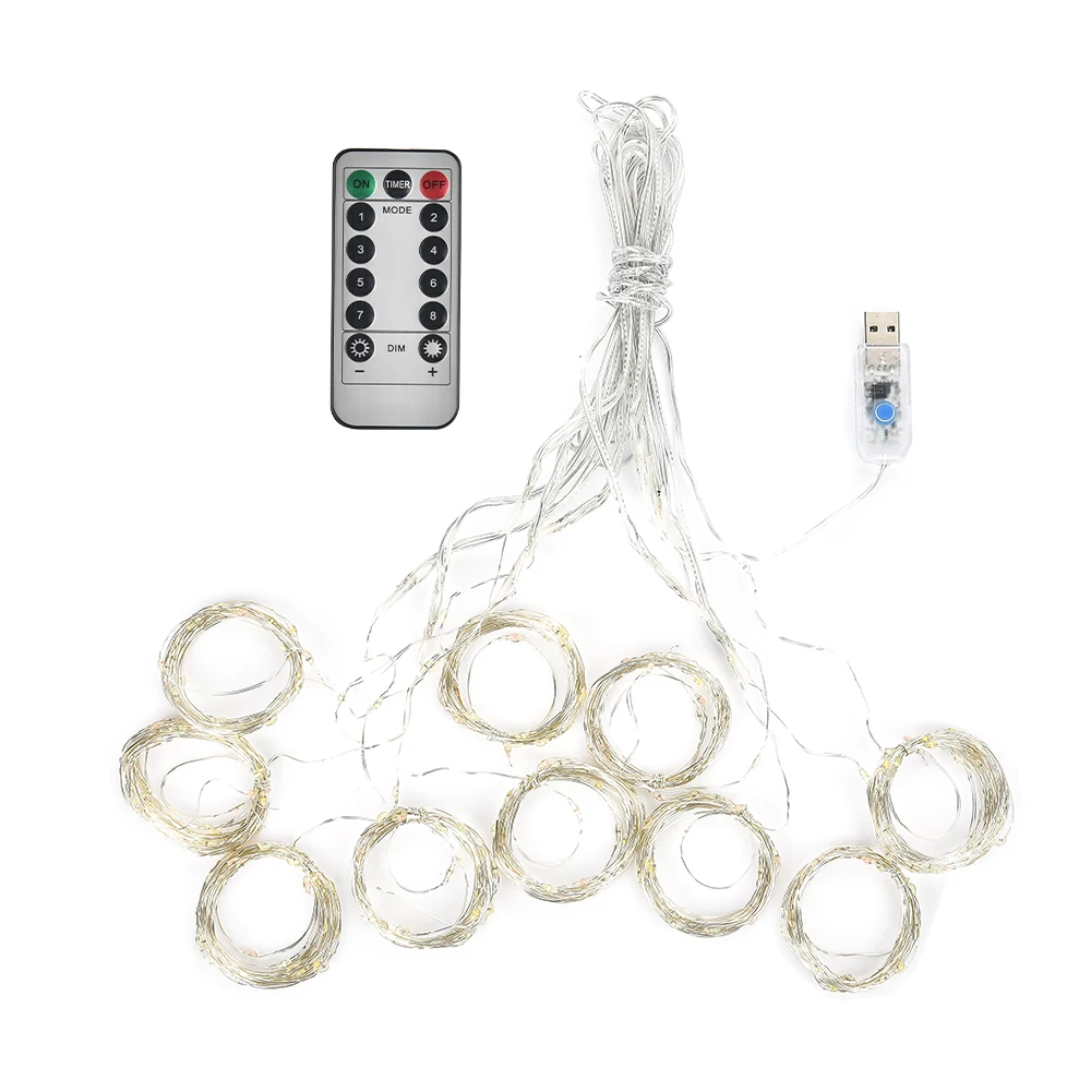 8 Modes 3M 300 LEDs Fairy String Lights with Battery Remote Timer Control Operated Waterproof Copper Wire Twinkle LED Lamp Light
8 Modes 3M 300 LEDs Fairy String Lights with Battery Remote Timer Control Operated Waterproof Copper Wire Twinkle LED Lamp Light