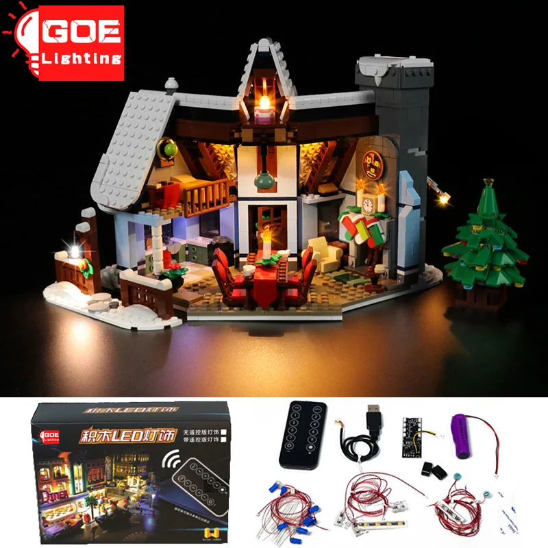 GOELIGHTING Brand LED Light Up Kit For Lego 10293 For Winter Village Santa's Visit Collectible Lamp Set Toys(Only Light Group)
GOELIGHTING Brand LED Light Up Kit For Lego 10293 For Winter Village Santa's Visit Collectible Lamp Set Toys(Only Light Group)